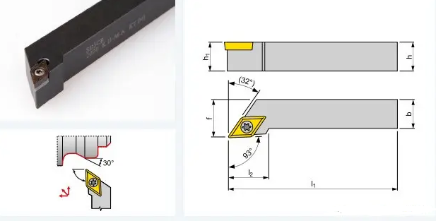 SDJCL1010H07 Längsdrehmeißel (Drehmeißelhalter)